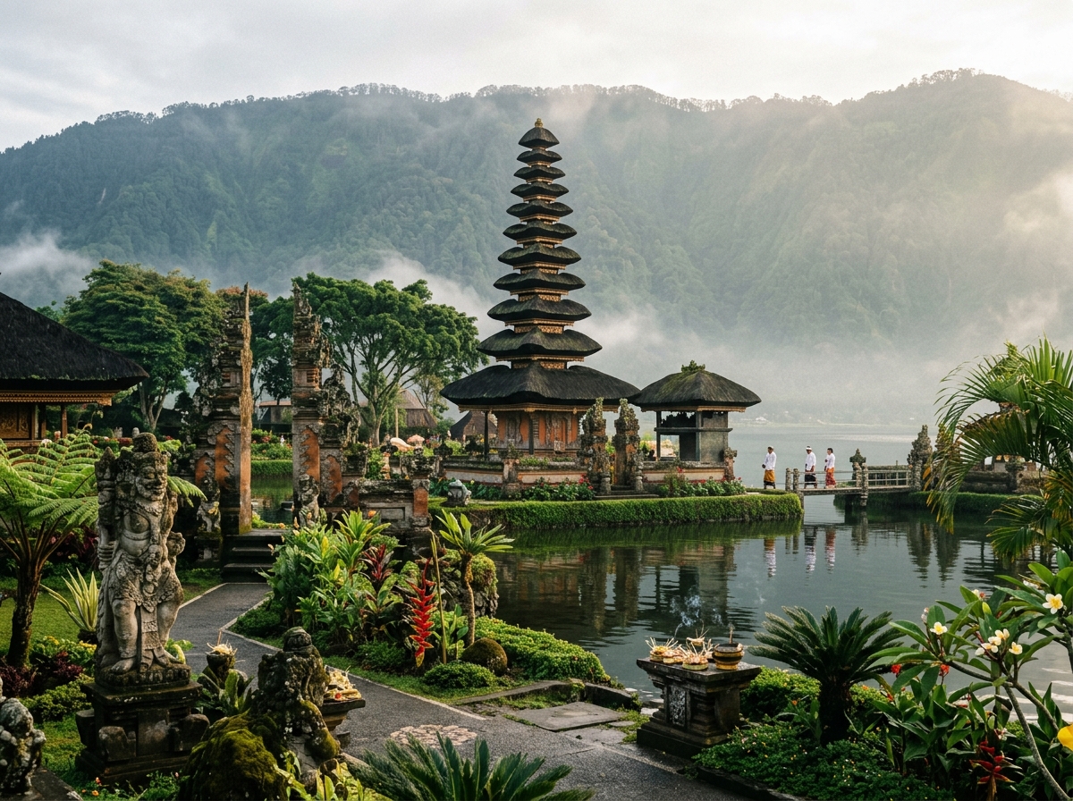 Templo sagrado en Bali